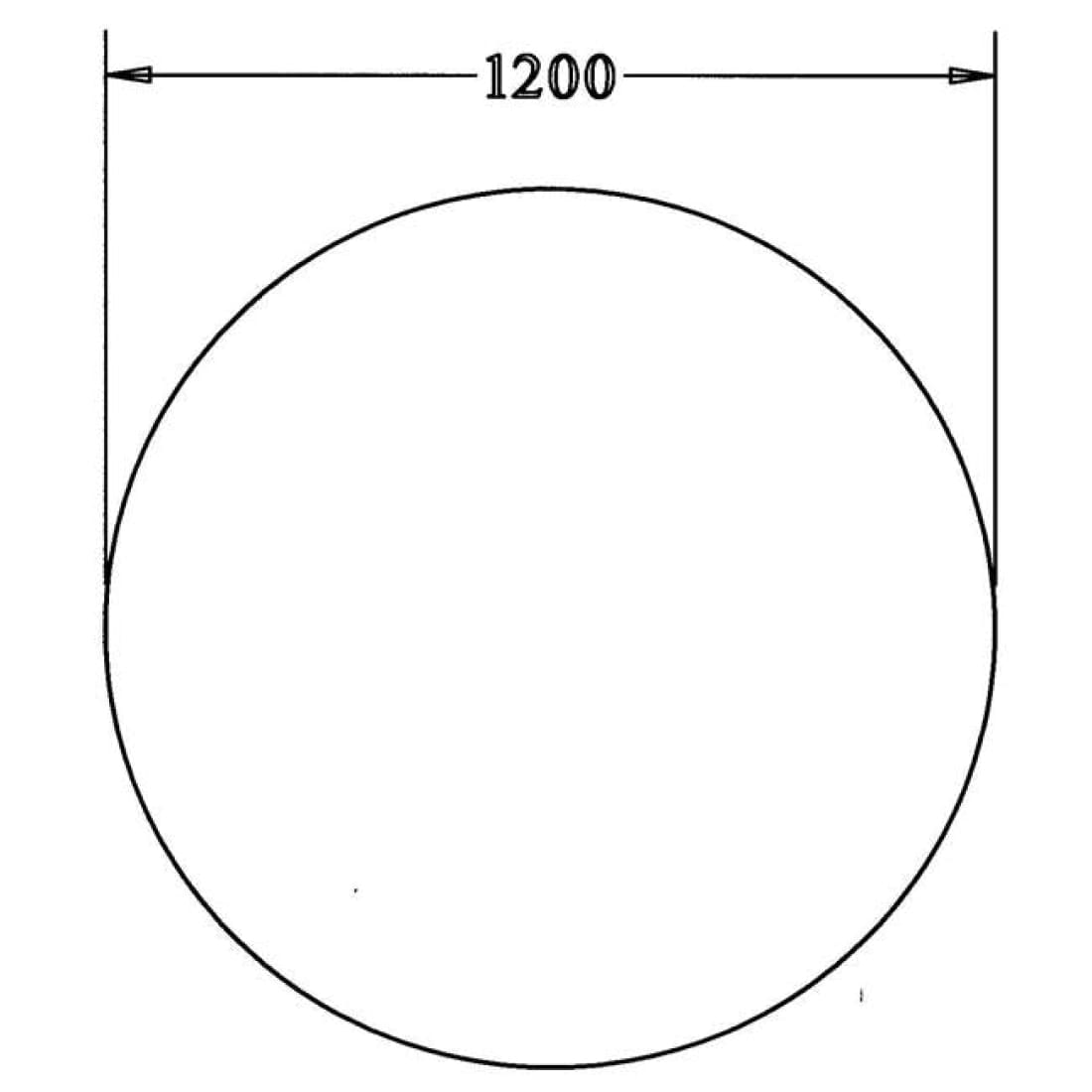 Manager Ronde Vergadertafel Ø120CM 4 personen - Wit Blad - 