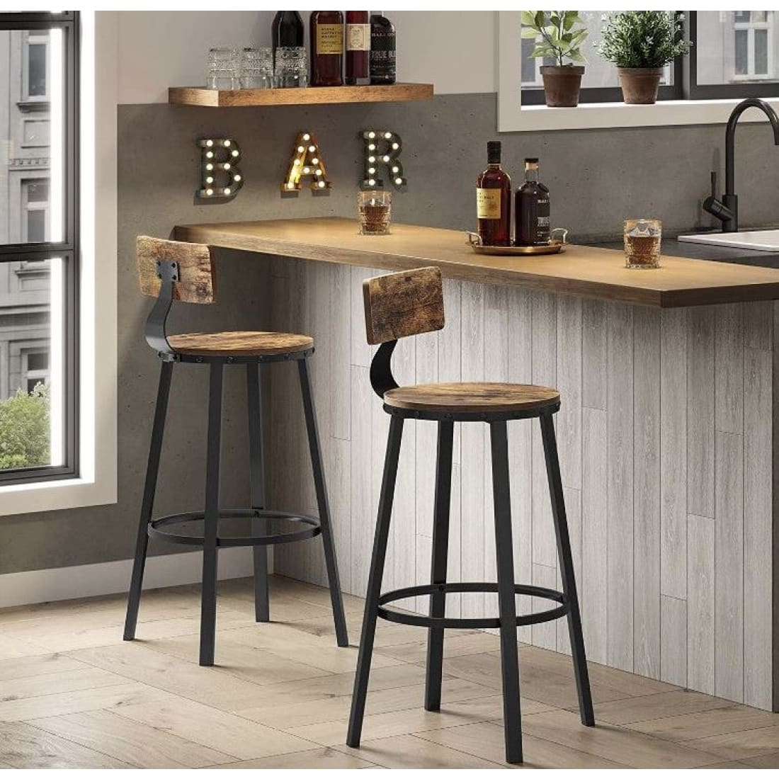Mazazu - Barkrukken - Keukenstoelen - industrieel -