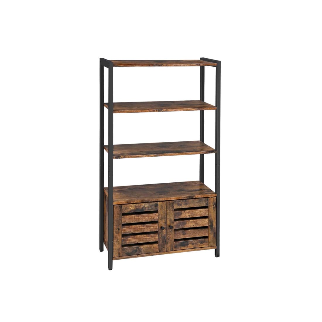 Mazazu- Boekenkast - Rustiek bruin 121,5x70x30 cm -