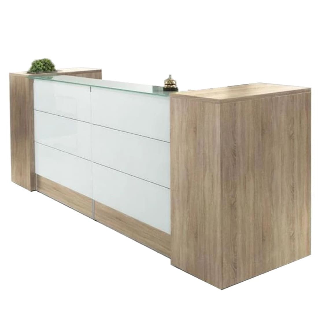 Ontvangstbalie Manage IT 288 cm - Robson Eiken - Receptie 