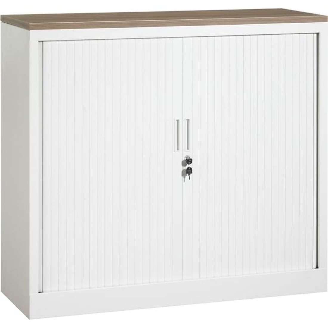 Roldeurkast New York Zwart - 105x120x43cm - incl. 2