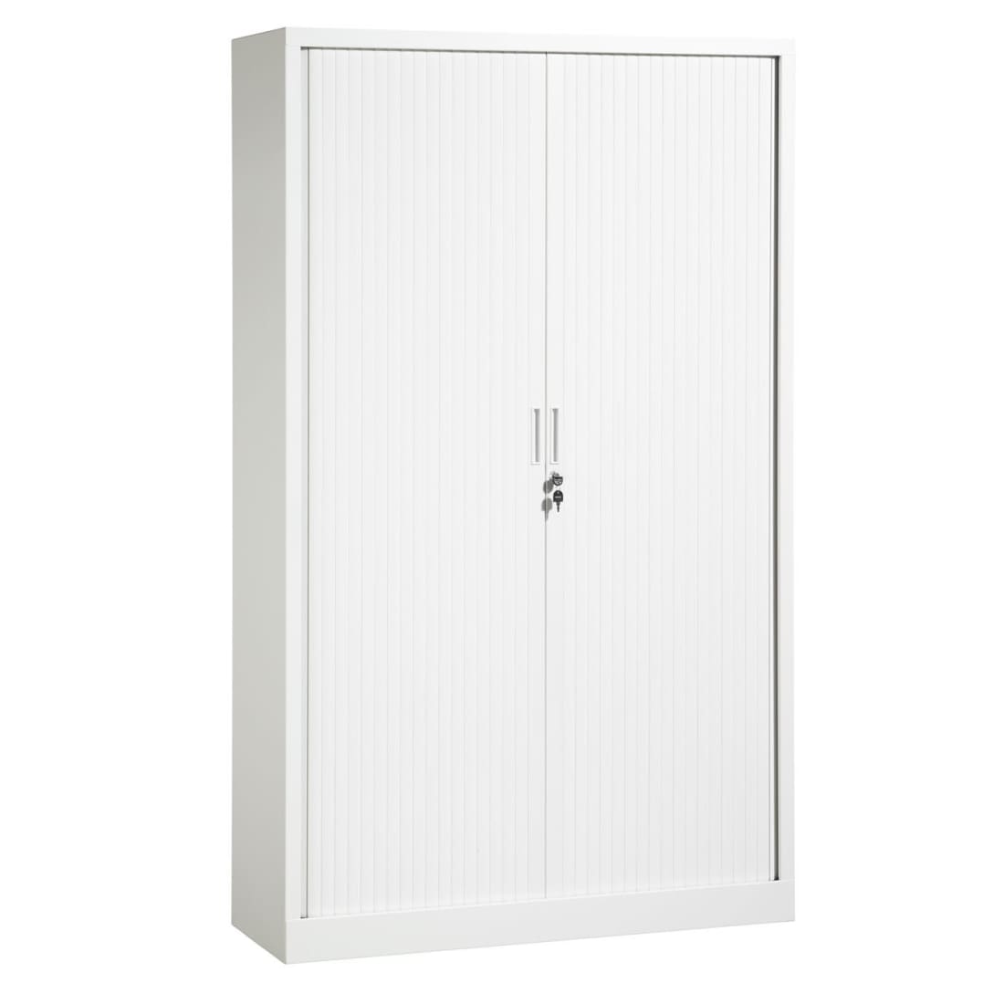 Roldeurkast New York 198 x 120 cm incl. 4 legborden -Wit - 