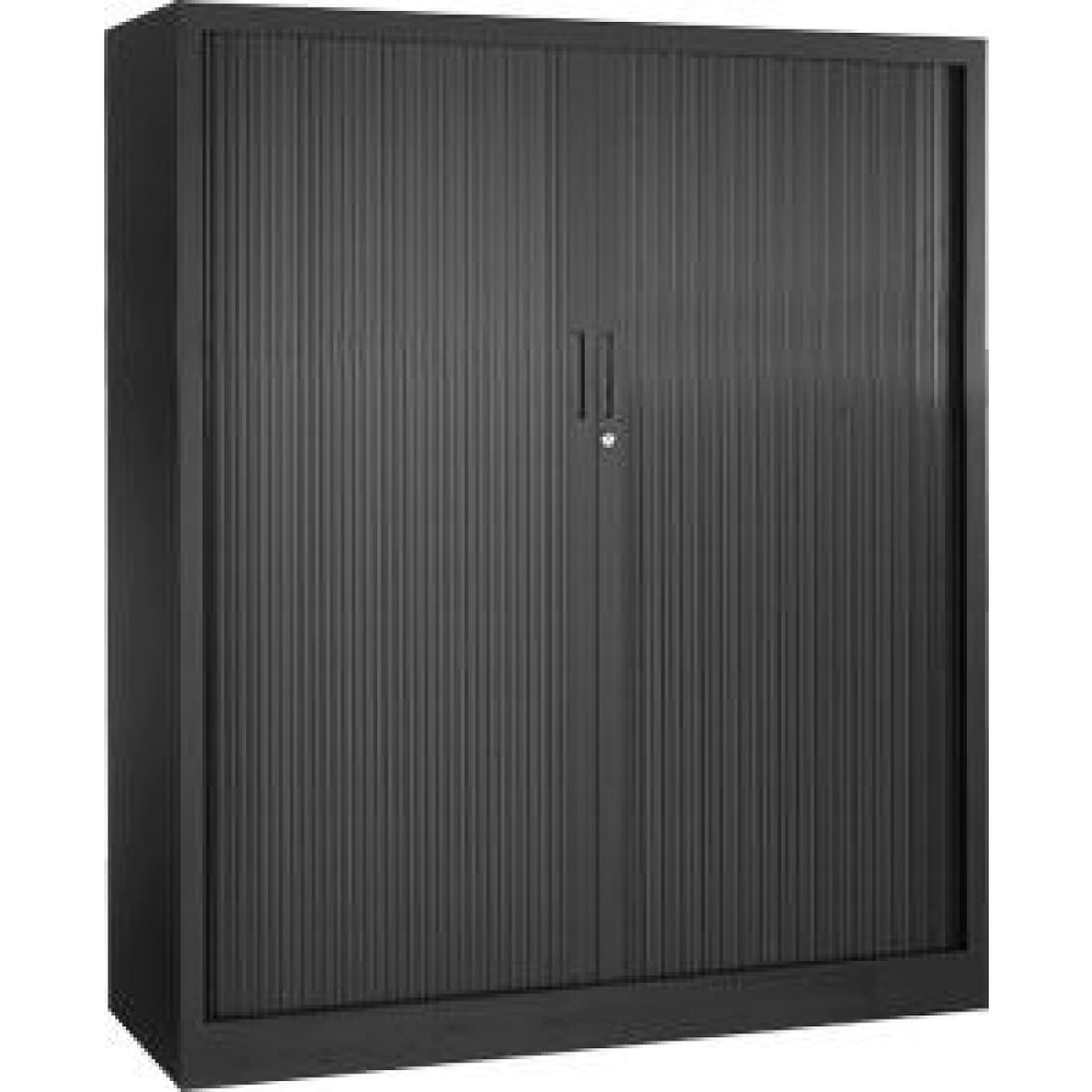 Roldeurkast New York 135 x 120 x 43 cm incl. 2 legborden -