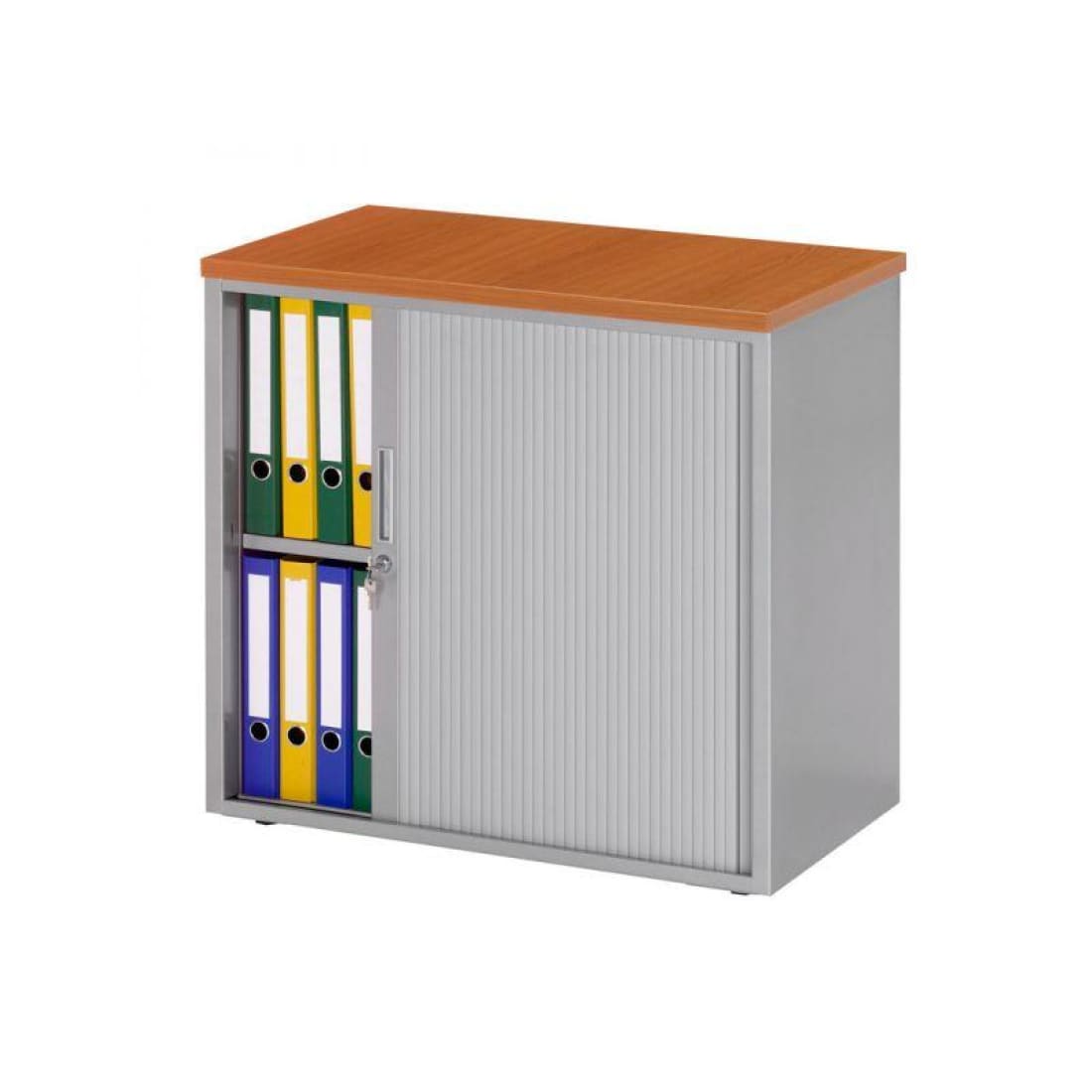 Roldeurkast R-serie 72,5x80x43 incl. 1 legbak - Wit - 