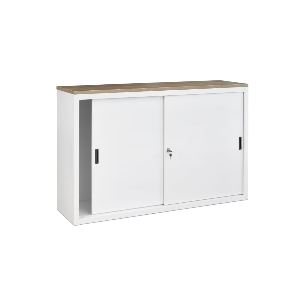 Schuifdeurkast Projectas 72,5 x 160 cm - Wit Topblad Robson 
