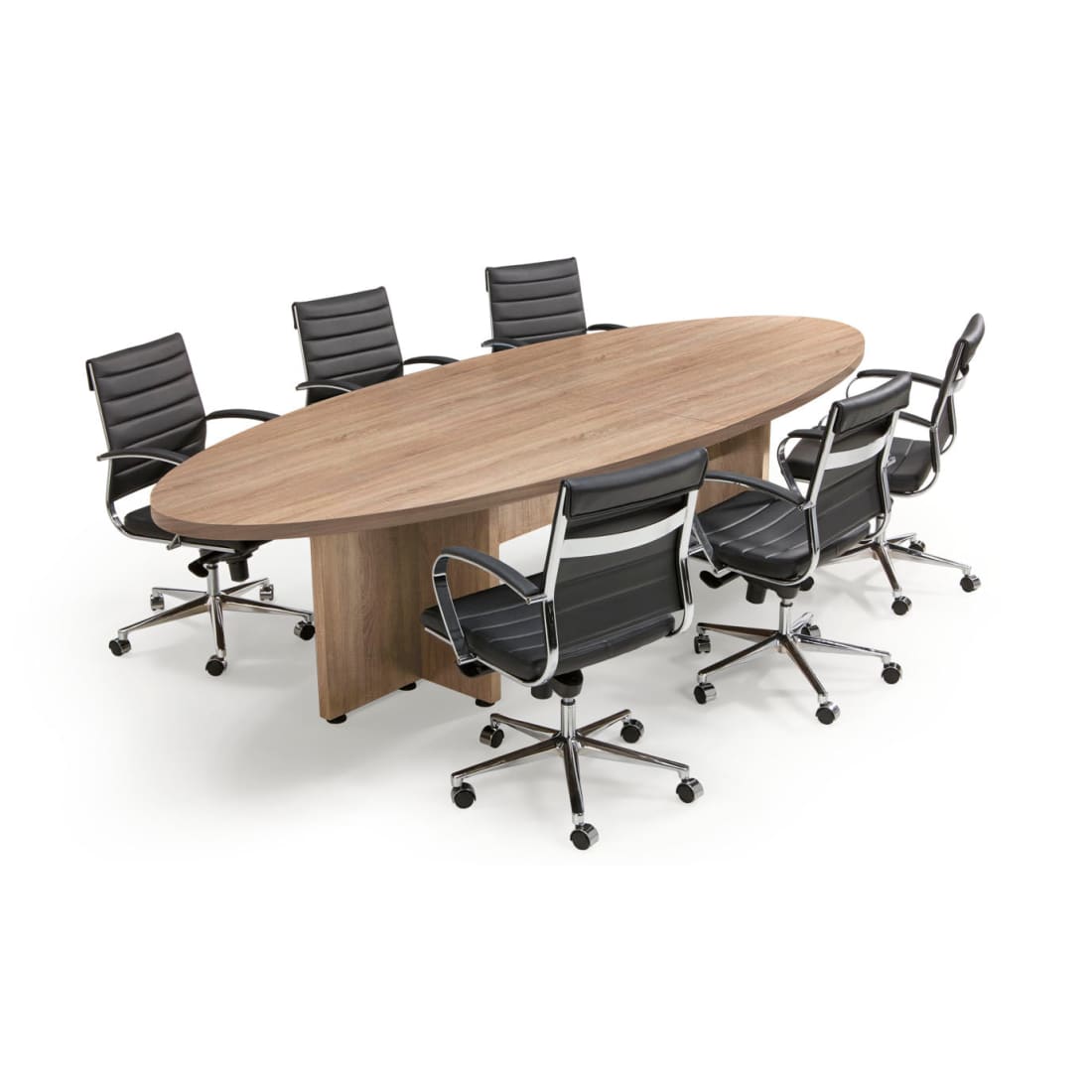 Vergadertafel Manager-It Eclipse Ovale Robson Eiken 