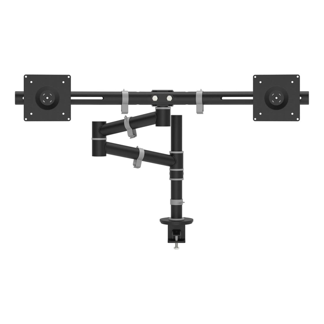 Viewgo monitorarm met 2 armen - Desko Zwart BS EN ISO 9241 Monitorarm DataFlex 