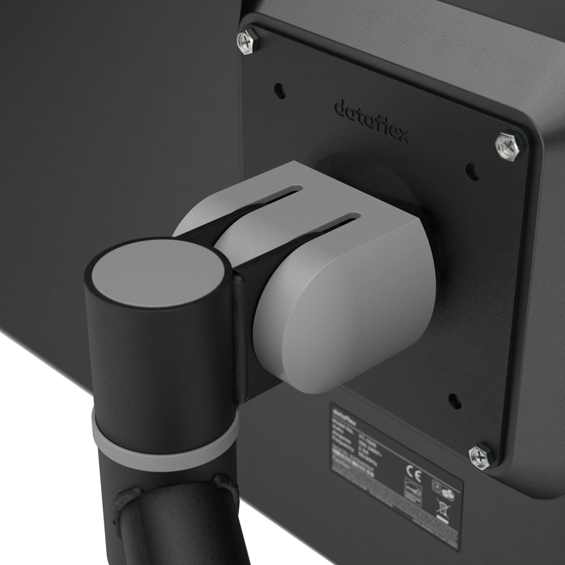 Viewgo monitorarm - Desko Zwart BS EN ISO 9241 Monitorarm DataFlex 